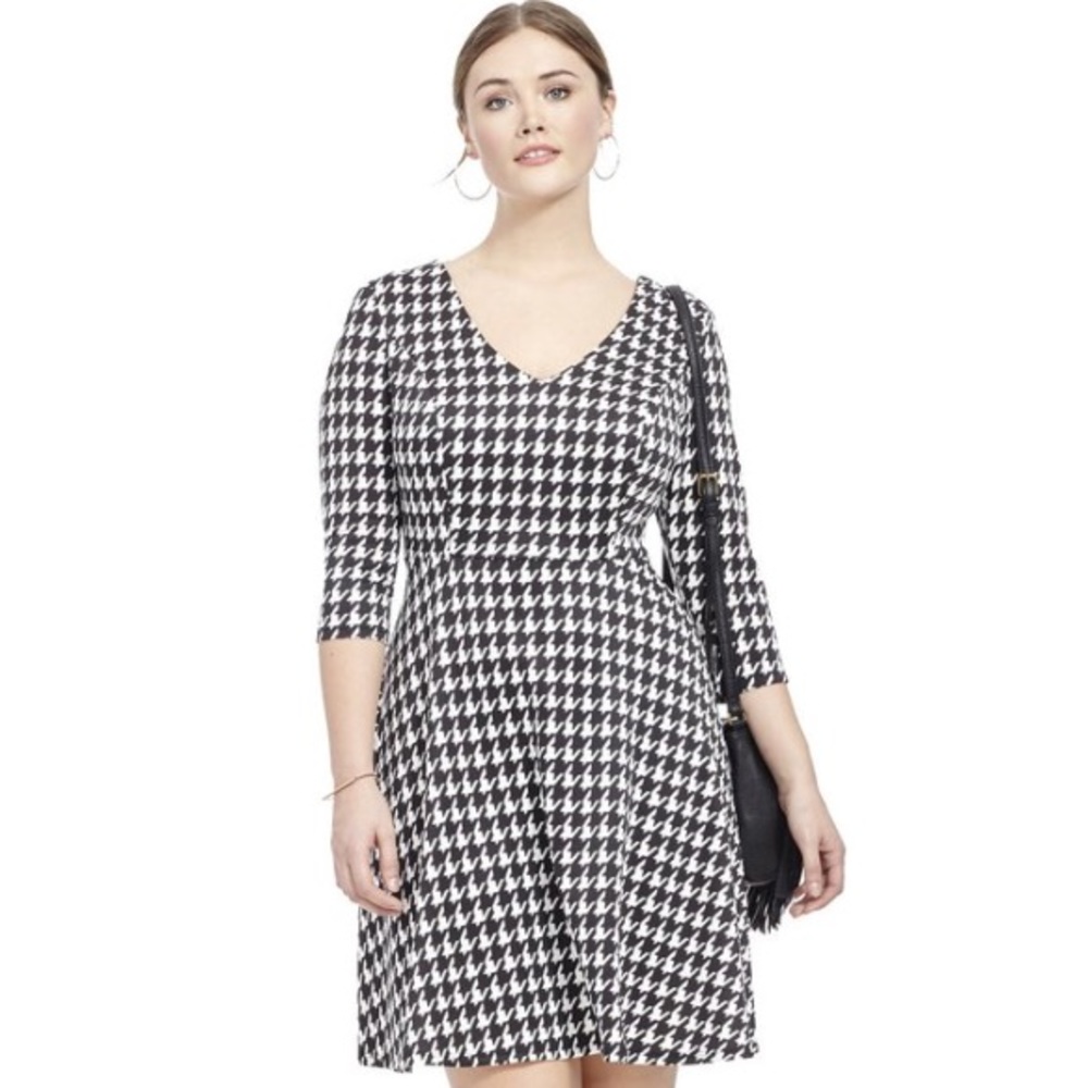 LucieLu houndstooth 2x dress